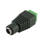 ALPHA ELETTRONICA - Adattatore da presa DC ø5,5-2,1mm a morsetto
