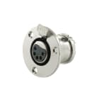 ALPHA ELETTRONICA - Presa XLR da pannello con fermo di bloccaggio - 5 poli