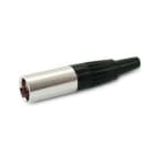 ALPHA ELETTRONICA - Spina Mini-XLR con fermo di bloccaggio - 3 poli