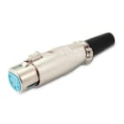 ALPHA ELETTRONICA - Presa XLR con serracavo in gomma - 5 poli