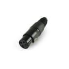 ALPHA ELETTRONICA - Presa XLR con serracavo per il bloccaggio cavo - 3 poli