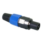 ALPHA ELETTRONICA - Spina compatibile speakON 4 Poli con passacavo per altoparlante