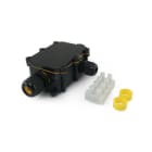 ALPHA ELETTRONICA - Scatola di giunzione tre vie - morsetto incluso 4 poli - 24A 450V - IP68