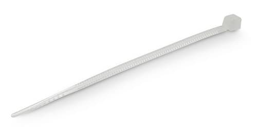 ALPHA ELETTRONICA - Kit di 100 fascette in Nylon - 2,5x80mm - Bianco