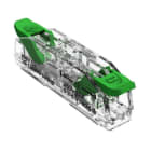 ALPHA ELETTRONICA - Connettore rapido serrafilo - 1 polo passante