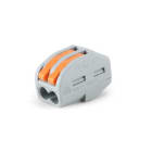 ALPHA ELETTRONICA - Connettore rapido serrafilo - singolo polo - 2 morsetti - per cavo 2,5mm² max