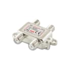 ALPHA ELETTRONICA - Partitore SAT 5-2400MHz - 3 uscite - connettori F orizzontali