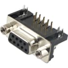 ALPHA ELETTRONICA - Presa vaschetta D-Sub per circuito stampato - 9 poli