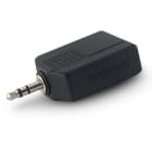 ALPHA ELETTRONICA - Adattatore da spina Jack Ø3,5mm Stereo a 2 prese Jack Ø6,3mm Stereo