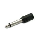 ALPHA ELETTRONICA - Adattatore da spina Jack Ø6,3mm Mono a presa Jack Ø3,5mm Mono