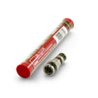 ALPHA ELETTRONICA - Kit tubetto 3 spine BNC a compressione per cavo minicoax 75ohm ø3mm