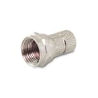 ALPHA ELETTRONICA - Spina F ad avvitare per cavo ø3,6mm - Ottone