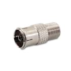 ALPHA ELETTRONICA - Adattatore da presa TV Ø9,5mm senza anello a presa F