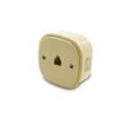 ALPHA ELETTRONICA - Presa telefonica modulare da parete RJ11 / RJ14 6P4C