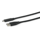 ALPHA ELETTRONICA - Cavo USB 2.0 da USB tipo-A maschio a USB tipo-C maschio - 0,48 Gbps - 0,5m - Nero