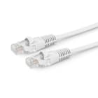 ALPHA ELETTRONICA - Cavo di rete Patch in Rame Cat. 5e Bianco U/UTP 1m