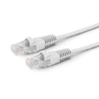 ALPHA ELETTRONICA - Cavo di rete Patch in Rame Cat. 5e Bianco U/UTP, LSZH - privo di Alogeni - 1m