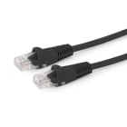 ALPHA ELETTRONICA - Cavo di rete Patch in CCA Cat. 5e Nero U/UTP 0,5m