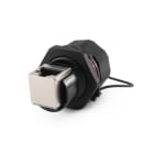 ALPHA ELETTRONICA - Presa RJ45 Cat.5e - schermata a pannello IP67 con tappo - ad angolo