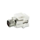 ALPHA ELETTRONICA - Keystone antenna TV IEC femmina con presa TV IEC femmina