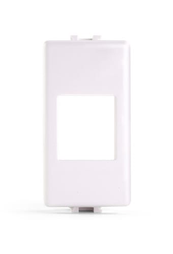 ALPHA ELETTRONICA - Adattatore keystone per placca BTicino Matix - Bianco