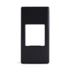 ALPHA ELETTRONICA - Adattatore keystone per placca GEWISS System - Nero