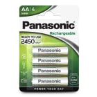 ALPHA ELETTRONICA - Pila Ricaricabile - AA 2450mAh - Blister 4 pezzi