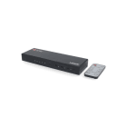 ALPHA ELETTRONICA - Commutatore HDMI®, 4 in - 1 out 4K@60Hz HDR + Audio Analogico/Digitale - Audio HDMI - con telecomando