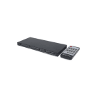 ALPHA ELETTRONICA - Matrice HDMI®, 4 In - 2 Out 4K@60Hz - Con Scaler - compatibile HDR - ARC - estrazione audio