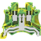 ALPHA ELETTRONICA - Morsetto serrafilo Din DC 0,2÷2,5mm² giallo-verde