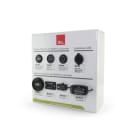 ALPHA ELETTRONICA - Espositore per indicatori digitali batteria - Dimensioni 30x30cm