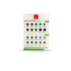 ALPHA ELETTRONICA - Espositore da banco per interruttori antivandalo ø16mm e ø19mm
