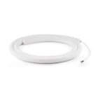 ALPHA ELETTRONICA - Striscia Led Decorativa Neon Flex 360° - 240 Led/m 2835+2216 - 24Vdc - 16W/m - RGBW - Cavo a 90° - 5m
