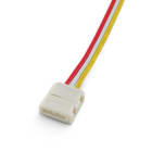ALPHA ELETTRONICA - Kit di 10 cavi con connettore per nastri led CCT regolabile - 10mm