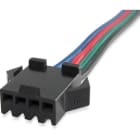 ALPHA ELETTRONICA - Kit di 10 cavi con connettore femmina per nastri led RGB