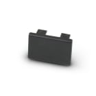 ALPHA ELETTRONICA - Terminale di chiusura plastico - adatto per profilo JO380/086 - Nero
