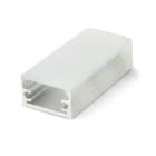 ALPHA ELETTRONICA - Profilo di alluminio con copertura in PC trasparente piana - 2m