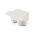 ALPHA ELETTRONICA - Terminale di chiusura bianco in plastica per profilo JO380/102