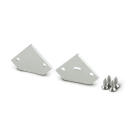 ALPHA ELETTRONICA - Kit terminali di chiusura metallici - adatti per profilo JO380/152