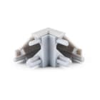ALPHA ELETTRONICA - Giunto angolare convesso curva dx - adatto per profilo JO380/154 - copertura grigia