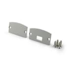 ALPHA ELETTRONICA - Kit terminali di chiusura metallici - adatti per profilo JO381/504
