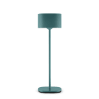 ALPHA ELETTRONICA - Lampada a batteria portatile - Serie Essenza - Verde petrolio