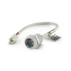 ALPHA ELETTRONICA - Faretto LED da incasso rotondo - 1W - 350mA - Bianco - Bianco caldo - Serie Agos