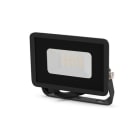 ALPHA ELETTRONICA - Proiettore Led Ultra Slim 10W - 230Vac - Bianco caldo - Corpo nero - Serie Clear