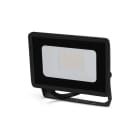 ALPHA ELETTRONICA - Proiettore Led Ultra Slim 20W - 230Vac - Bianco caldo - Corpo nero - Serie Clear