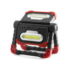 ALPHA ELETTRONICA - Proiettore LED a batteria portatile - 20W - Bianco freddo - Orientabile - Serie Twist