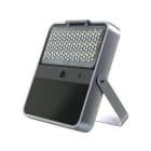 ALPHA ELETTRONICA - Proiettore solare Led 8W - Con sensore PIR - Ricaricabile - Bianco naturale - Serie Sunny