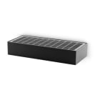 ALPHA ELETTRONICA - Applique solare a Led - 6W - Bianco naturale - Nero - Serie Bricketto