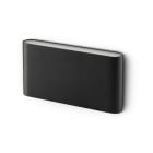ALPHA ELETTRONICA - Applique Led 12W - 230Vac - Corpo nero - CCT regolabile - Serie Twin