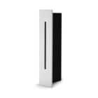 ALPHA ELETTRONICA - Segnapasso Led 3W da incasso - Con cassaforma - Cornice bianca - Bianco caldo - Serie Line